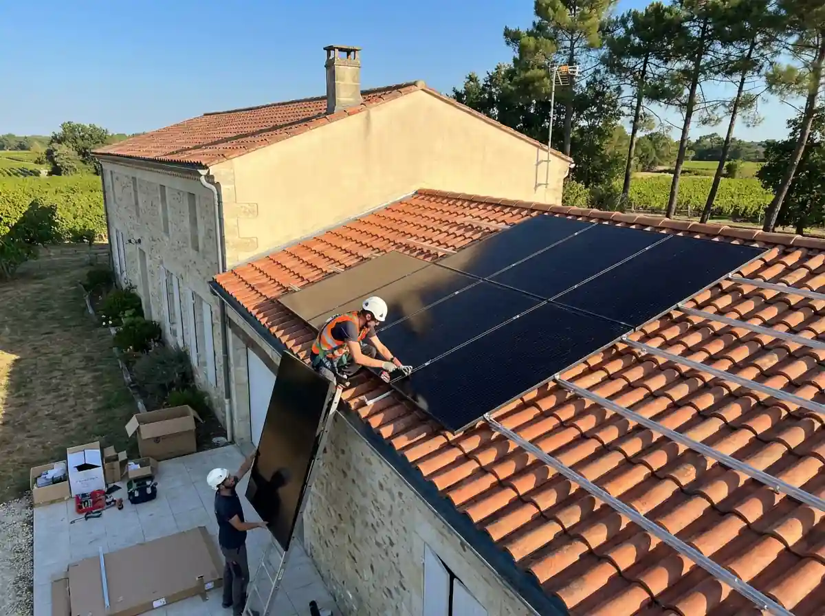 Installation de Panneaux Solaires Lanton